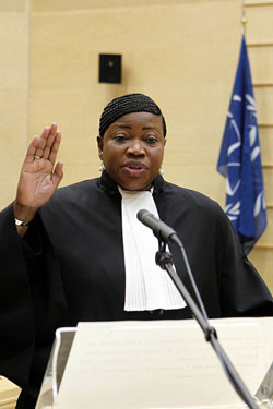 Historic Day for ICC as Ocampo Passes the Mantle of Chief Prosecutor to Bensouda